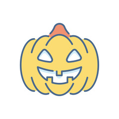 Pumpkin vector icon