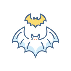 Bat vector icon