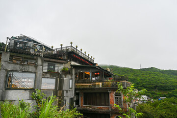Fototapeta premium 台湾の霧の九份