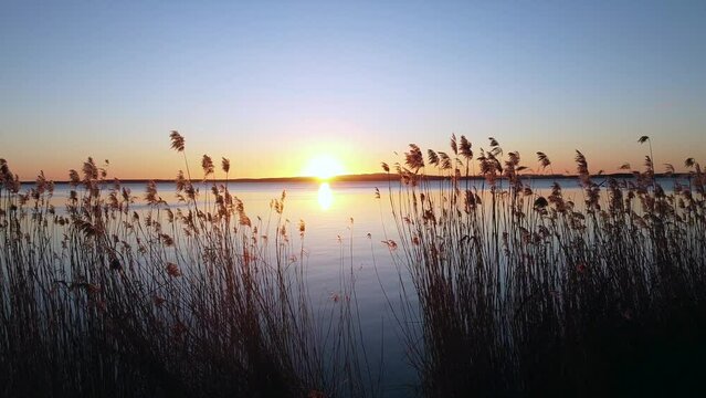 Lake Jamno, in Poland. The beauty of the coast.