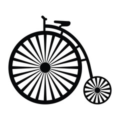 Fototapeta premium Retro bikecycle illustration