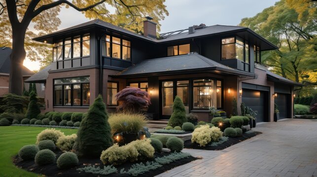 3d rendering of house model for real estate 
