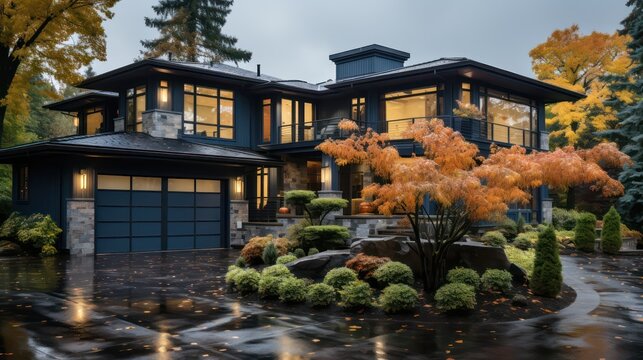 3d rendering of house model for real estate 

