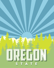 oregon state with beautiful views © americandigi