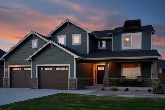 3d rendering of house model for real estate 
