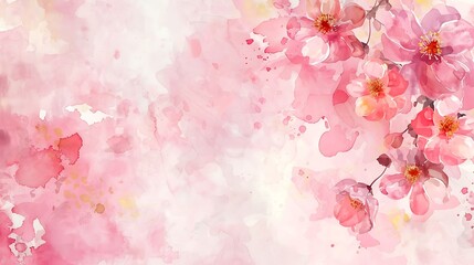 abstract, illustration, background, textured, design, bright, pattern, paint, vector, pink background, pink color, colours, horizontal, art, blank, grunge, no people, soft, watercolor, copy space, lig