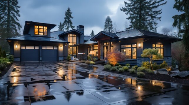 3d rendering of house model for real estate 
