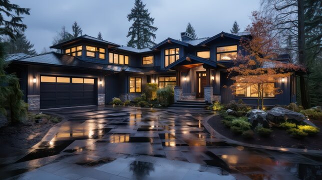 3d rendering of house model for real estate 
