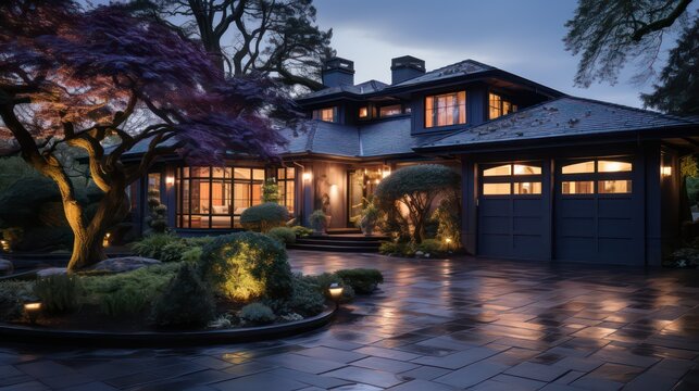 3d rendering of house model for real estate 
