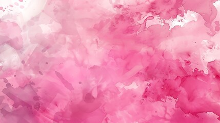Fototapeta premium abstract, illustration, background, textured, design, bright, pattern, paint, vector, pink background, pink color, colours, horizontal, art, blank, grunge, no people, soft, watercolor, copy space, lig