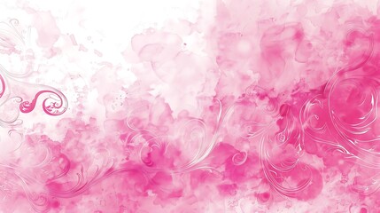 abstract, illustration, background, textured, design, bright, pattern, paint, vector, pink background, pink color, colours, horizontal, art, blank, grunge, no people, soft, watercolor, copy space, lig
