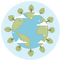 World Ozon Day Vector