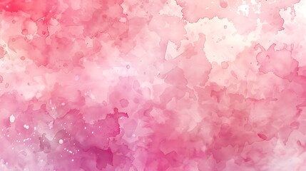 Fototapeta premium abstract, illustration, background, textured, design, bright, pattern, paint, vector, pink background, pink color, colours, horizontal, art, blank, grunge, no people, soft, watercolor, copy space, lig