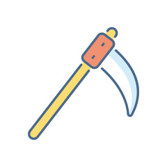 Scythe vector icon