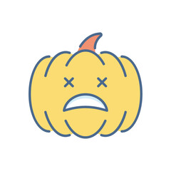 Pumpkin vector icon