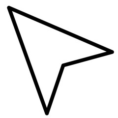 Selection Tool Icon in Line Style