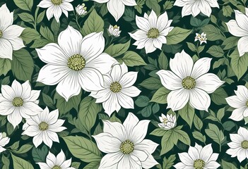 Elegant blue and white floral art depicting lush blooms perfect for modern wall decor