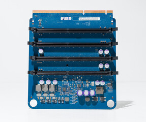 kent, uk 01.01.2024 Genuine Apple macintosh A1186 Mac Pro 3,1 2008 Memory Riser Card Board. RAM...