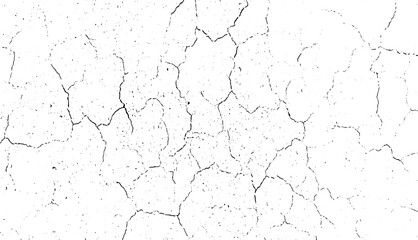 Fototapeta premium white paint on a wall, a black and white vintage vector of a cracked wall, cracked white paint on a white background, a black and white drawing of a cracked wall, background with cracks