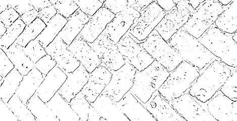 a set of four different textures of brick wall, a black and white drawing of a brick wall,  a black and white drawing of a patterned wall,  grunge texture