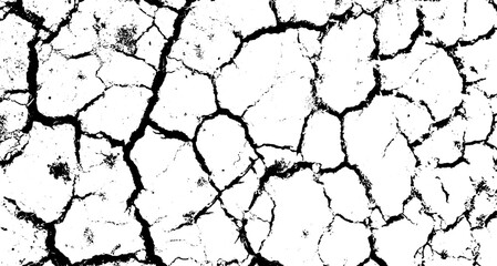 texture of a bark grunge effect, two different vintage vector of cracked and dry land ground, cracked white paint on a white background, a black and white drawing of a cracked wall set, a black and wh