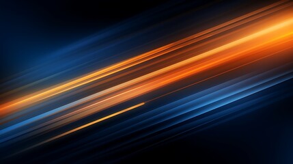 Abstract blurred background of orange spots stripes on a dark blue background,Background for design