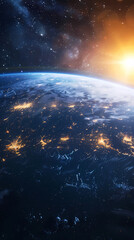 Fototapeta premium earth in space