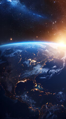 Fototapeta premium earth in space