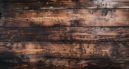 Rustic Old Wood Background with Copy Space