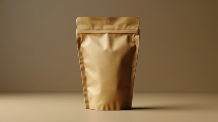 Obraz premium 3D Perspective of Multi-Sided Vertical Pouch - Ideal for Displaying Coffee, Pet, Food, or Household Items