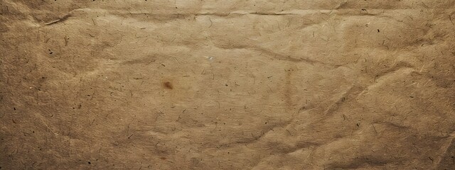 Brown Cardboard Surface Texture with Paper Grain