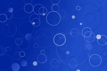 Gradient geometrical ring web site background - geometric abstract vector graphic with circles