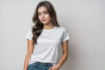 티셔츠 모델 mock-up