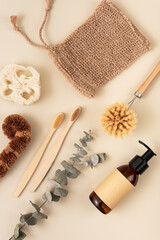 A collection of eco friendly personal care items