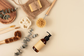 A collection of eco friendly personal care items