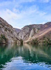Matka canyon lake in Northern Macedonia