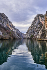 Matka canyon lake in Northern Macedonia