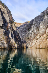 Matka canyon lake in Northern Macedonia