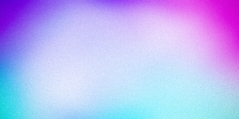 Ultra-wide background with multicolored light pink purple azure crimson blue turquoise white gradient. Grainy abstract blur, perfect for design, banners, wallpapers, templates, posters, and desktops