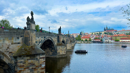 charles bridge in Prague, Czech Republic