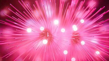 lights pink background hot