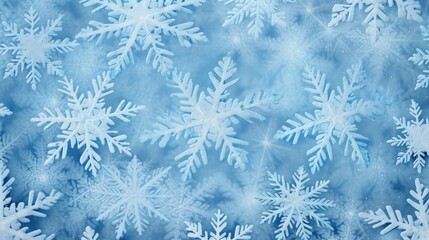 design blue snowflake pattern
