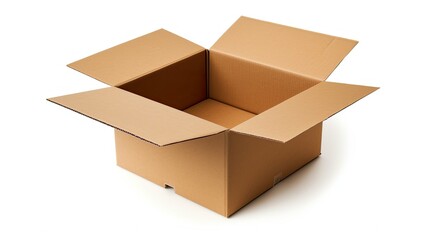 down brown box transparent background