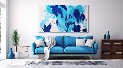 abstract blue design elements