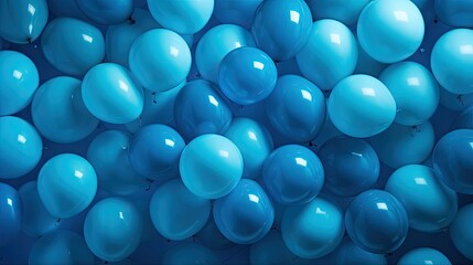 motion blue balloon background
