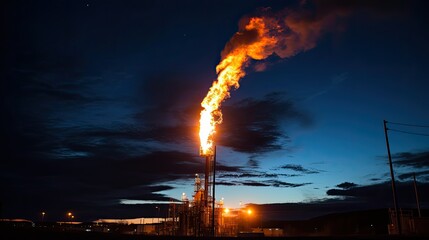 flare oil and gas scene