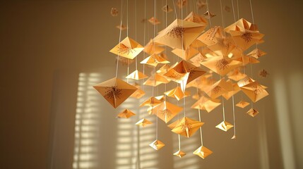 mobile sun origami
