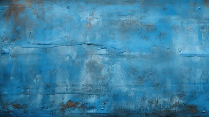 raw blue metal background