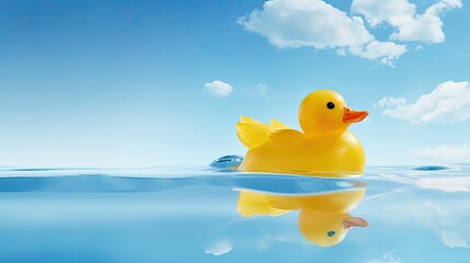 bath yellow rubber duck