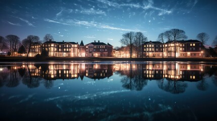 Obraz premium architecture building lights